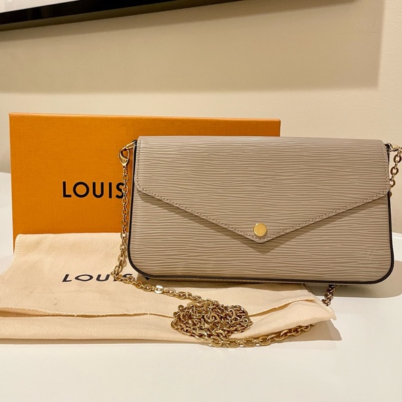 Louis Vuitton Handbags - Louis Vuitton Epi Pochette Felicie Galet